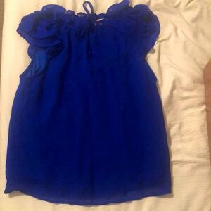 Sapphire Blue Blouse